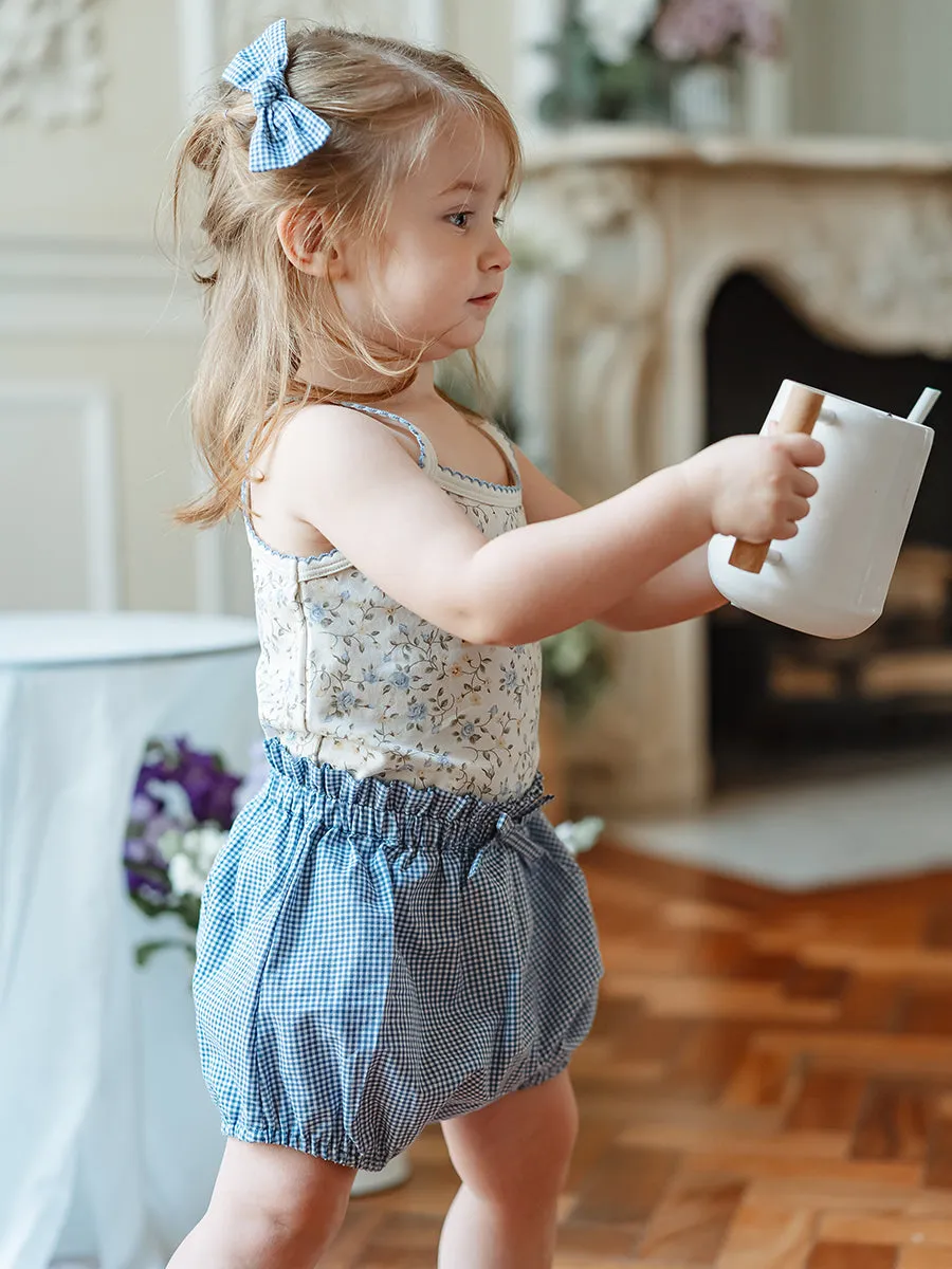 Darcy Bodysuit, Cashmere Blue Florals
