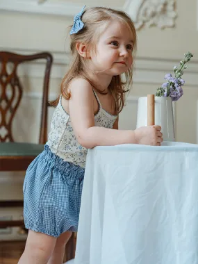 Darcy Bodysuit, Cashmere Blue Florals