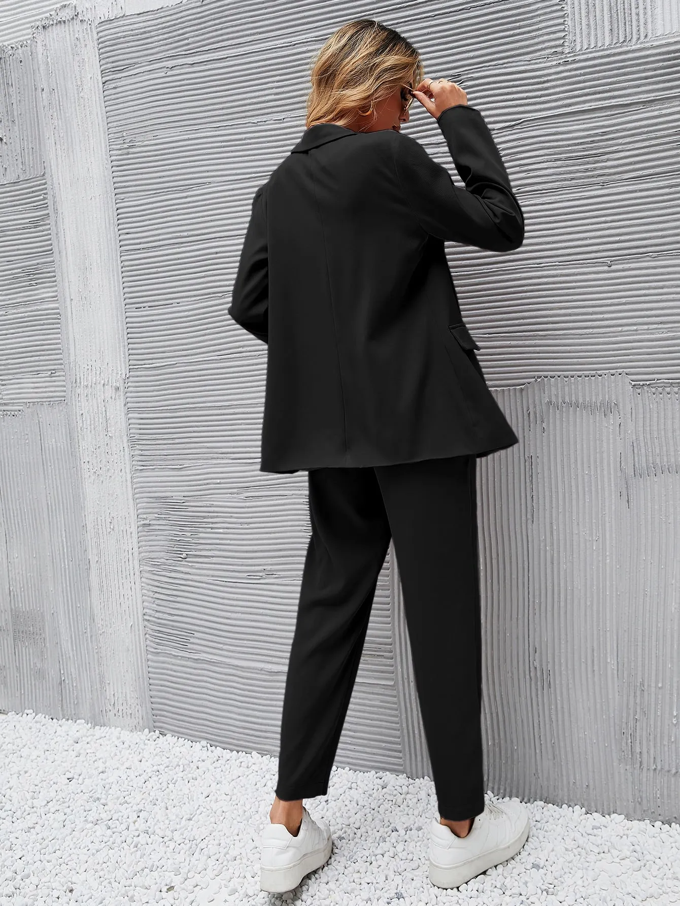 Double Button Blazer & Tailored Pants( pre order
