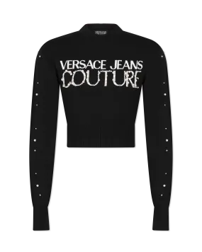 Embellished Logo Sweater