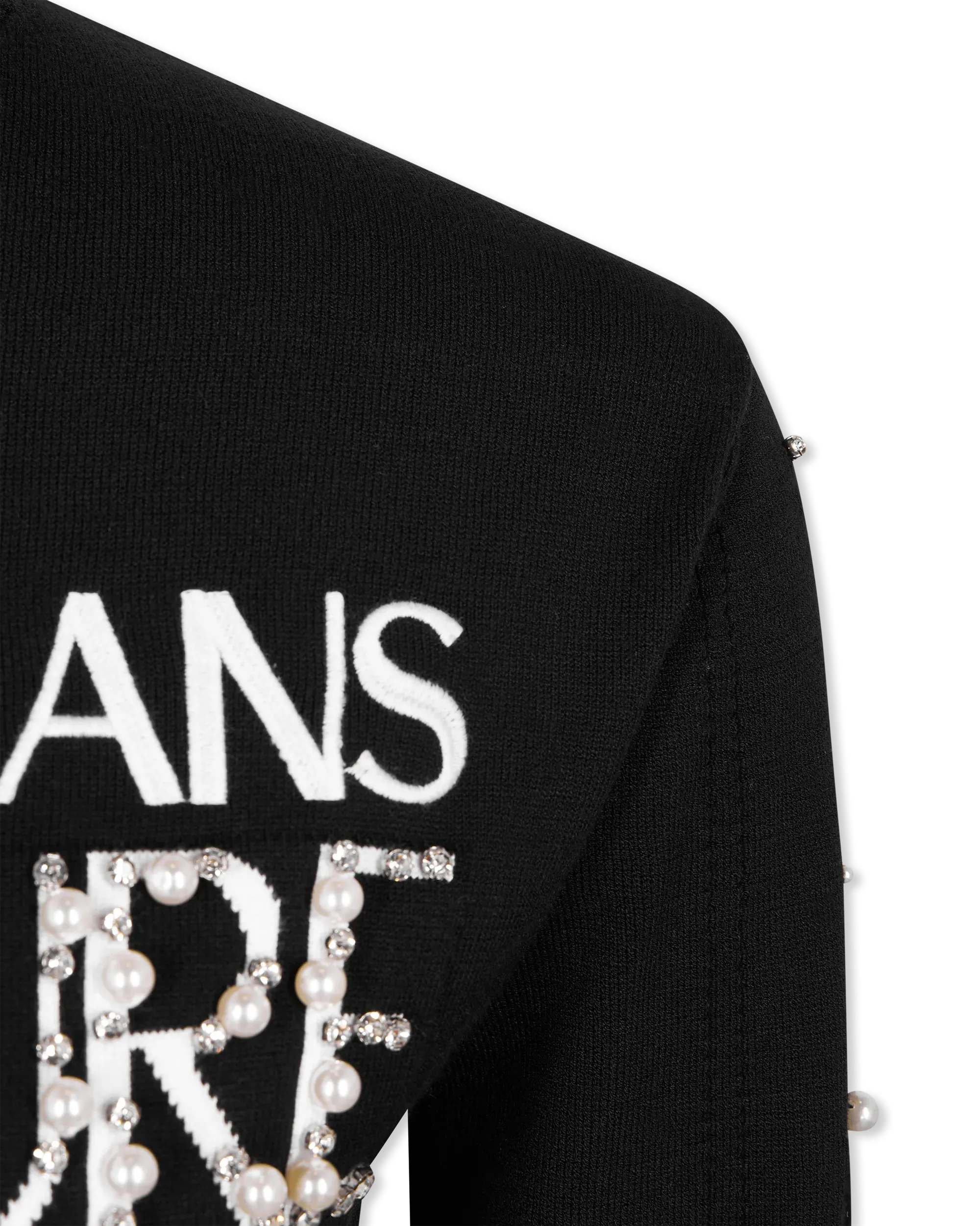 Embellished Logo Sweater