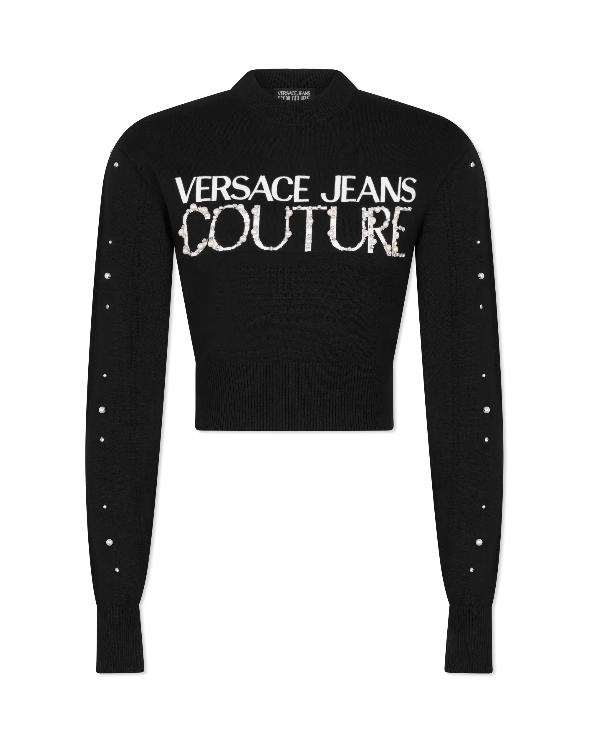 Embellished Logo Sweater