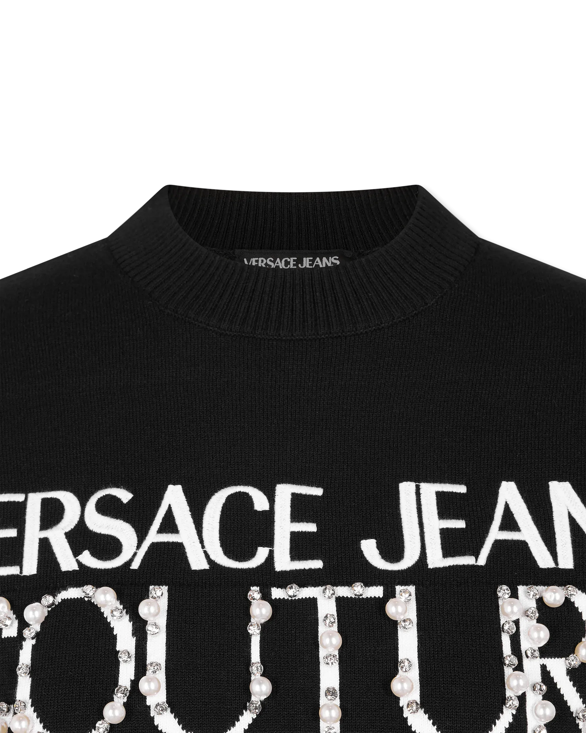 Embellished Logo Sweater