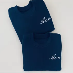 Embroidered Name Sweater