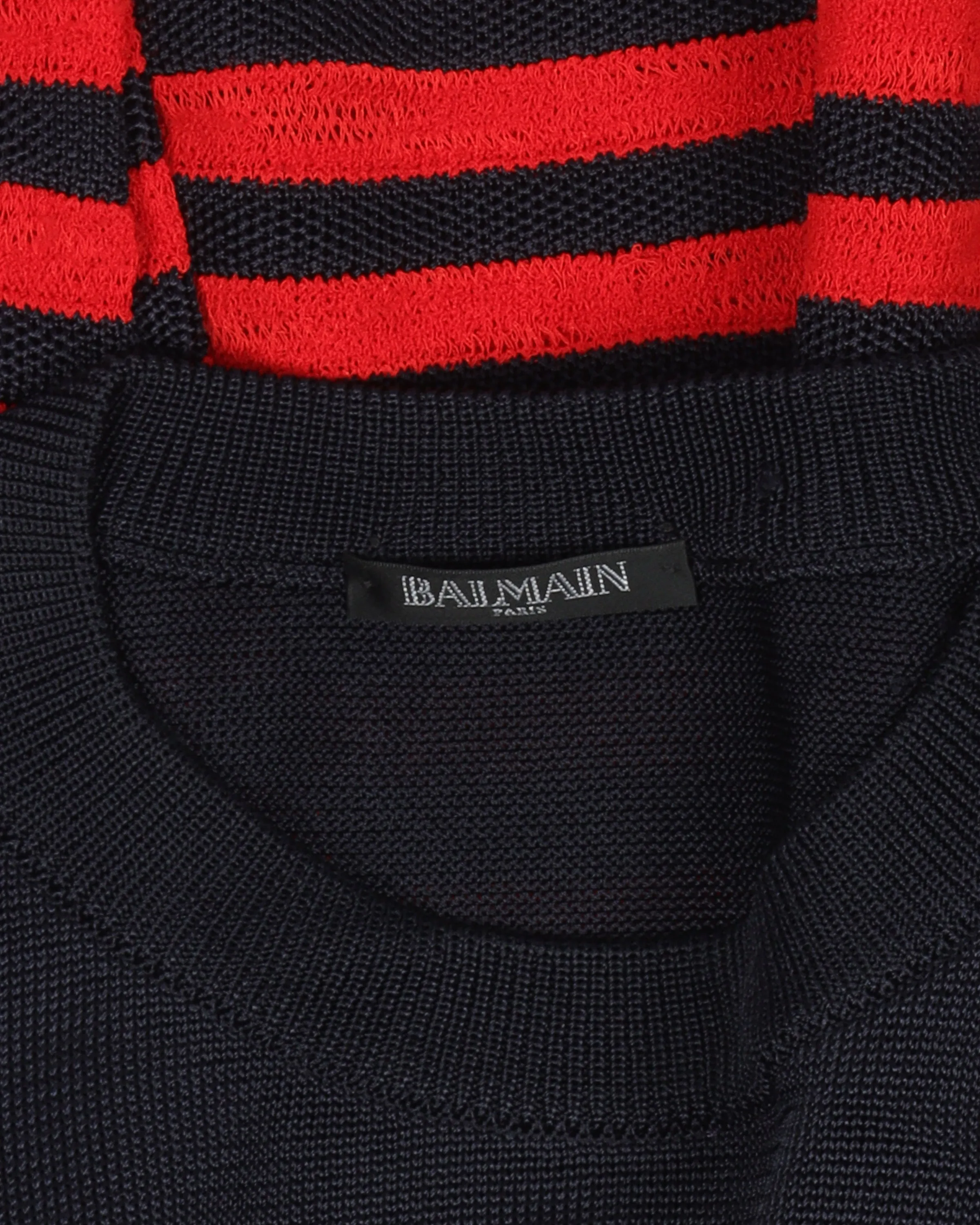 Embroidered Striped Sweater