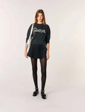 Embroidered sweatshirt