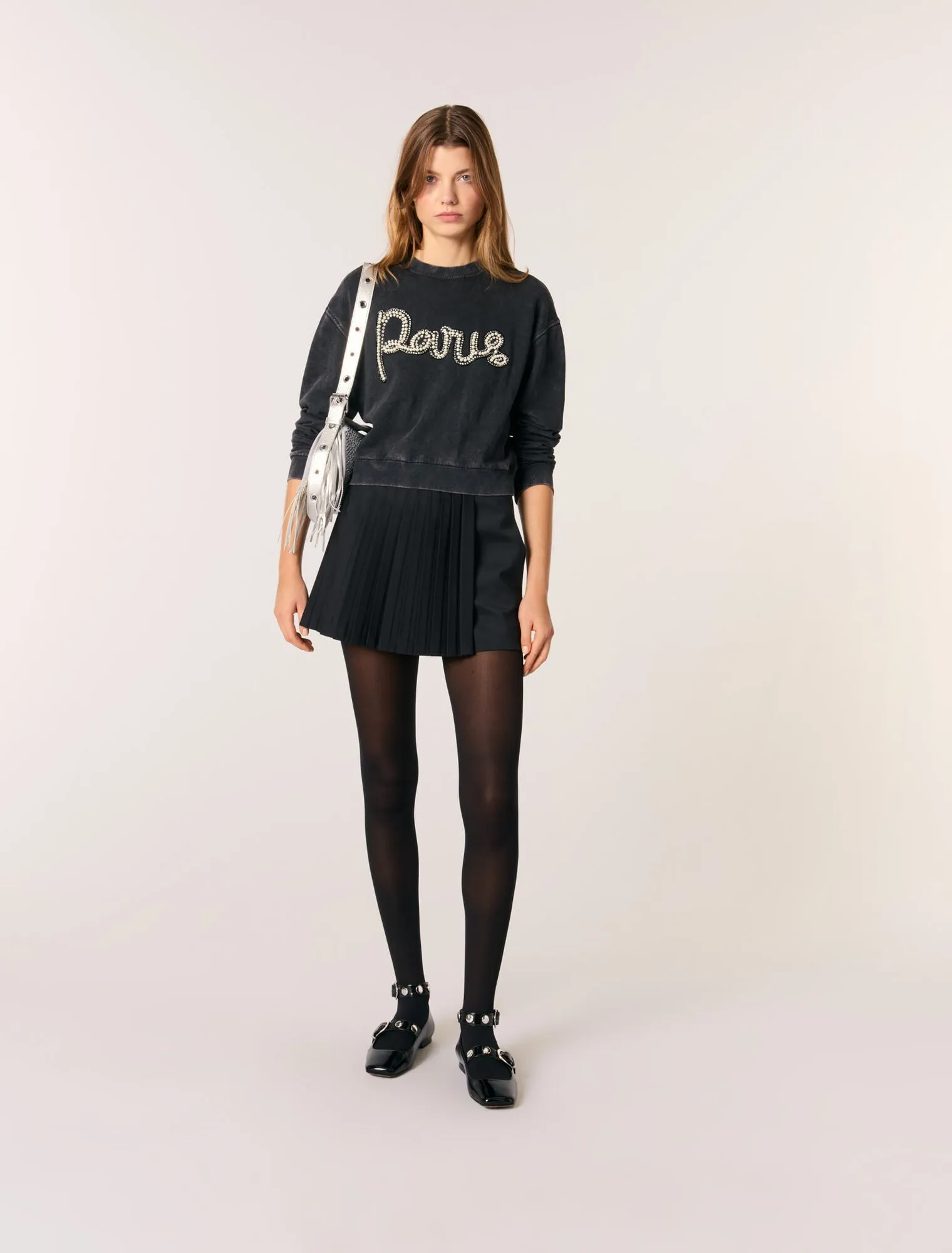 Embroidered sweatshirt