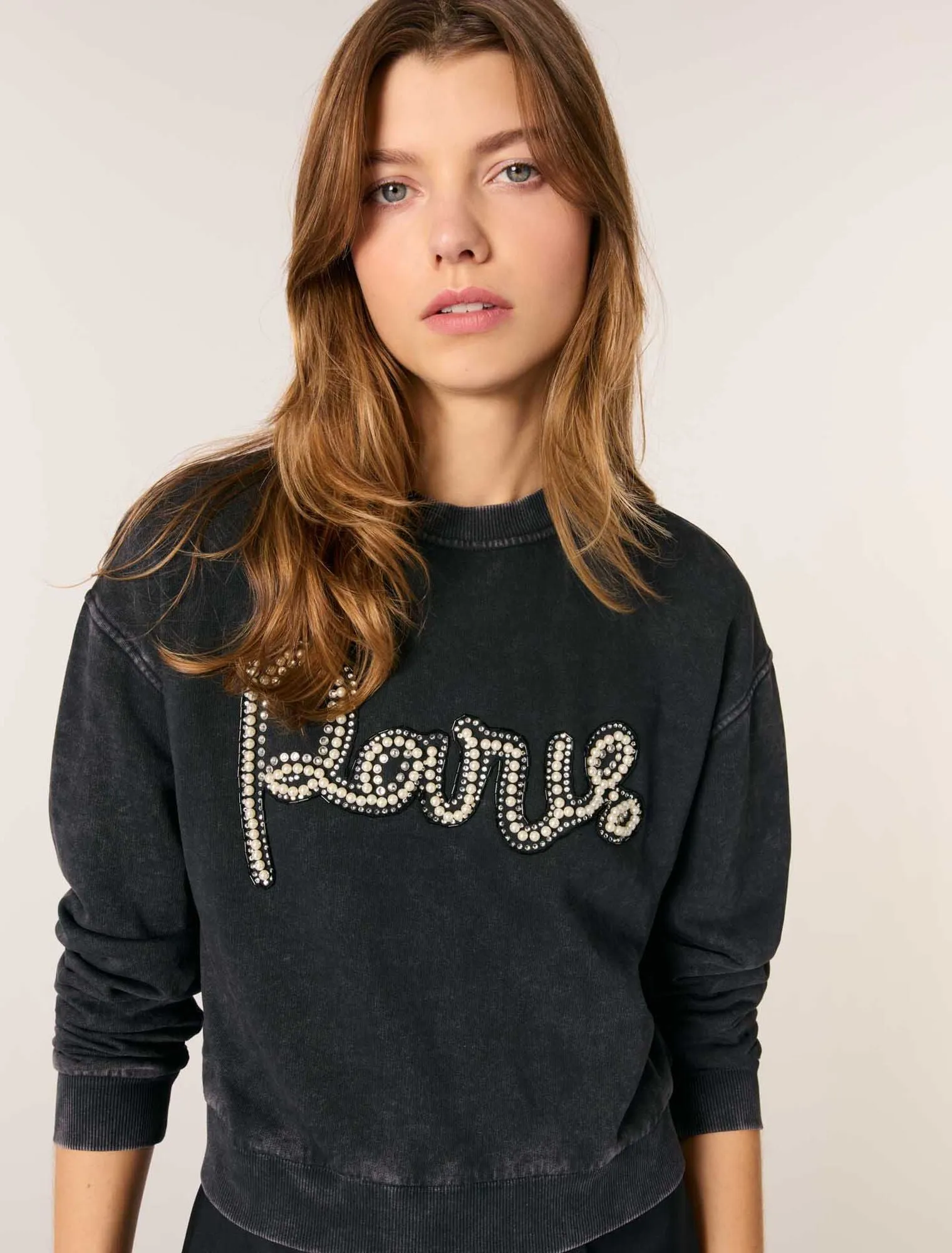 Embroidered sweatshirt