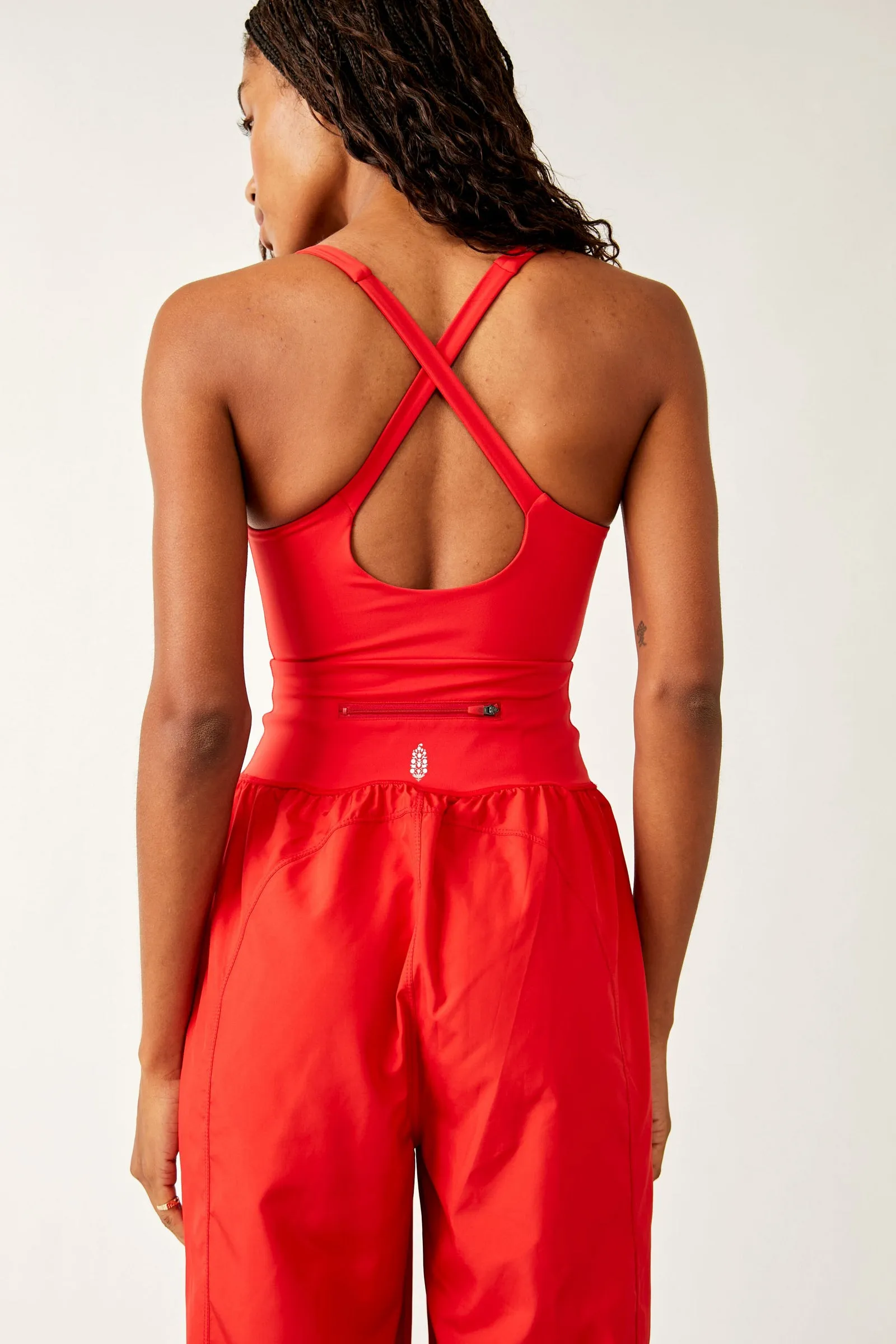Free People Movement Righteous Onesie - Red