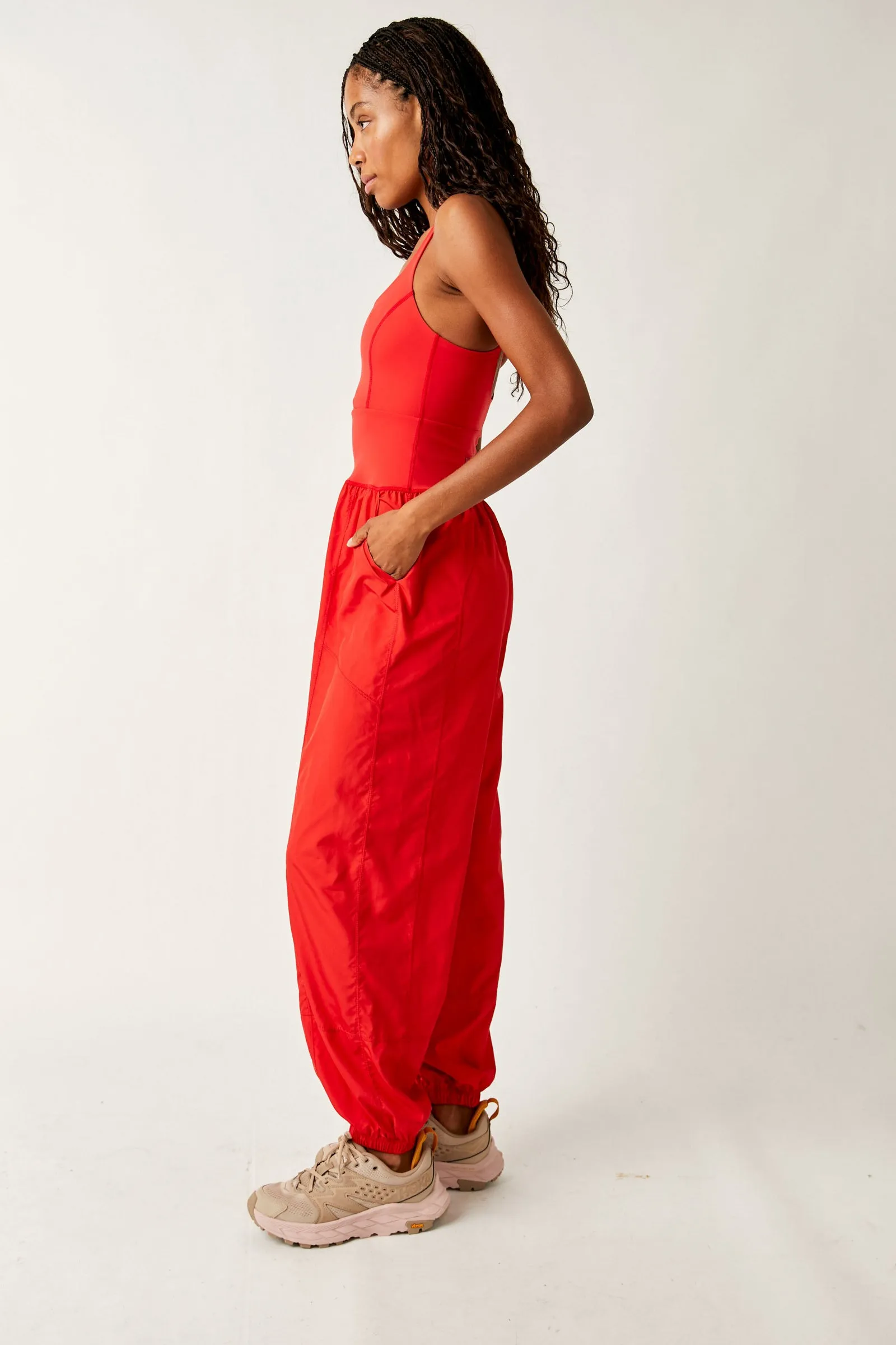 Free People Movement Righteous Onesie - Red