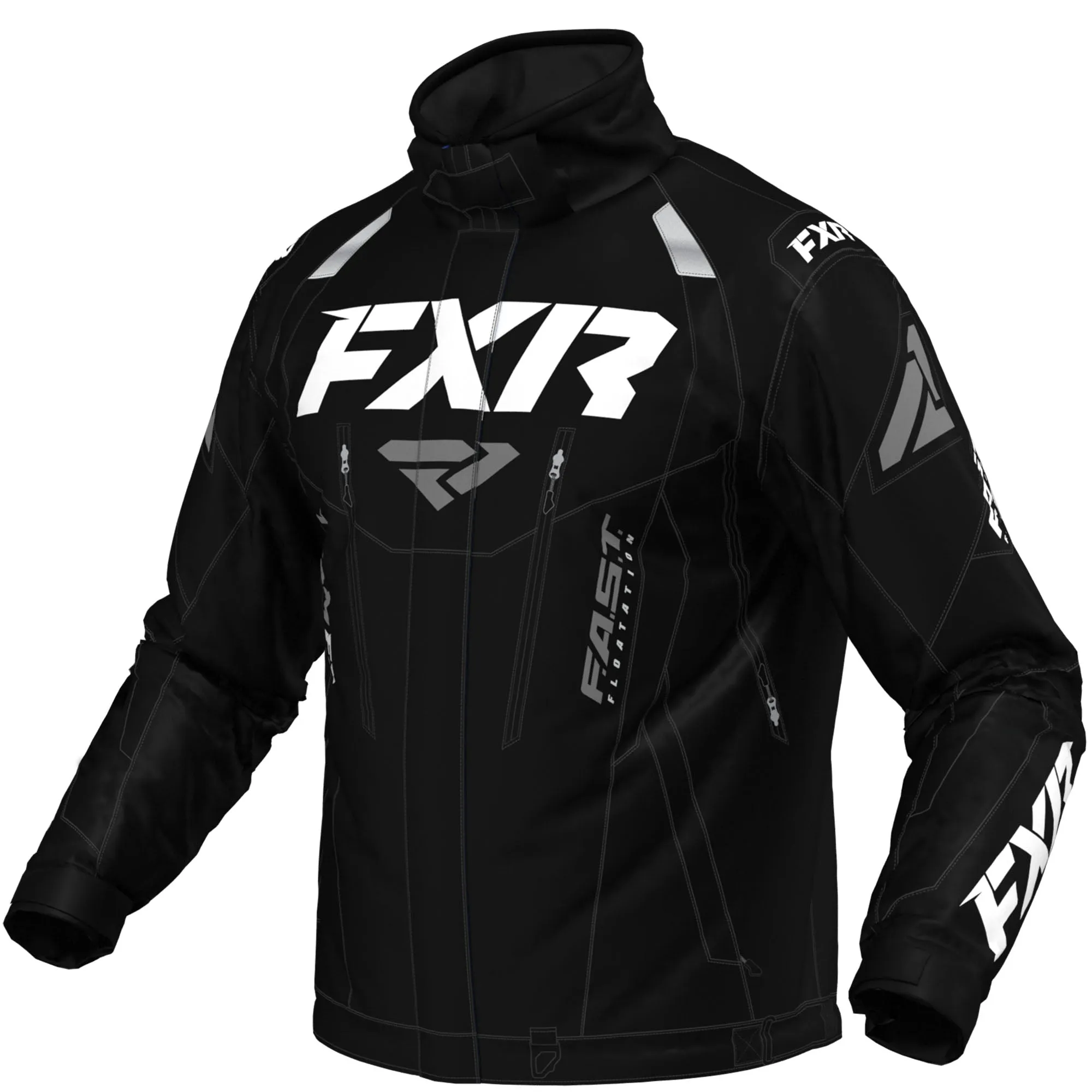 FXR Team FX Snowmobile Jacket Black