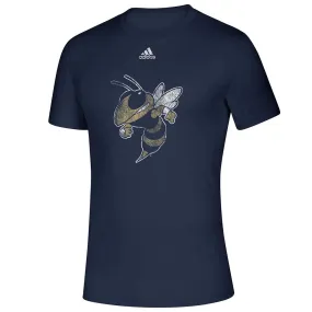 Georgia Tech Adidas Distressed Buzz T-Shirt