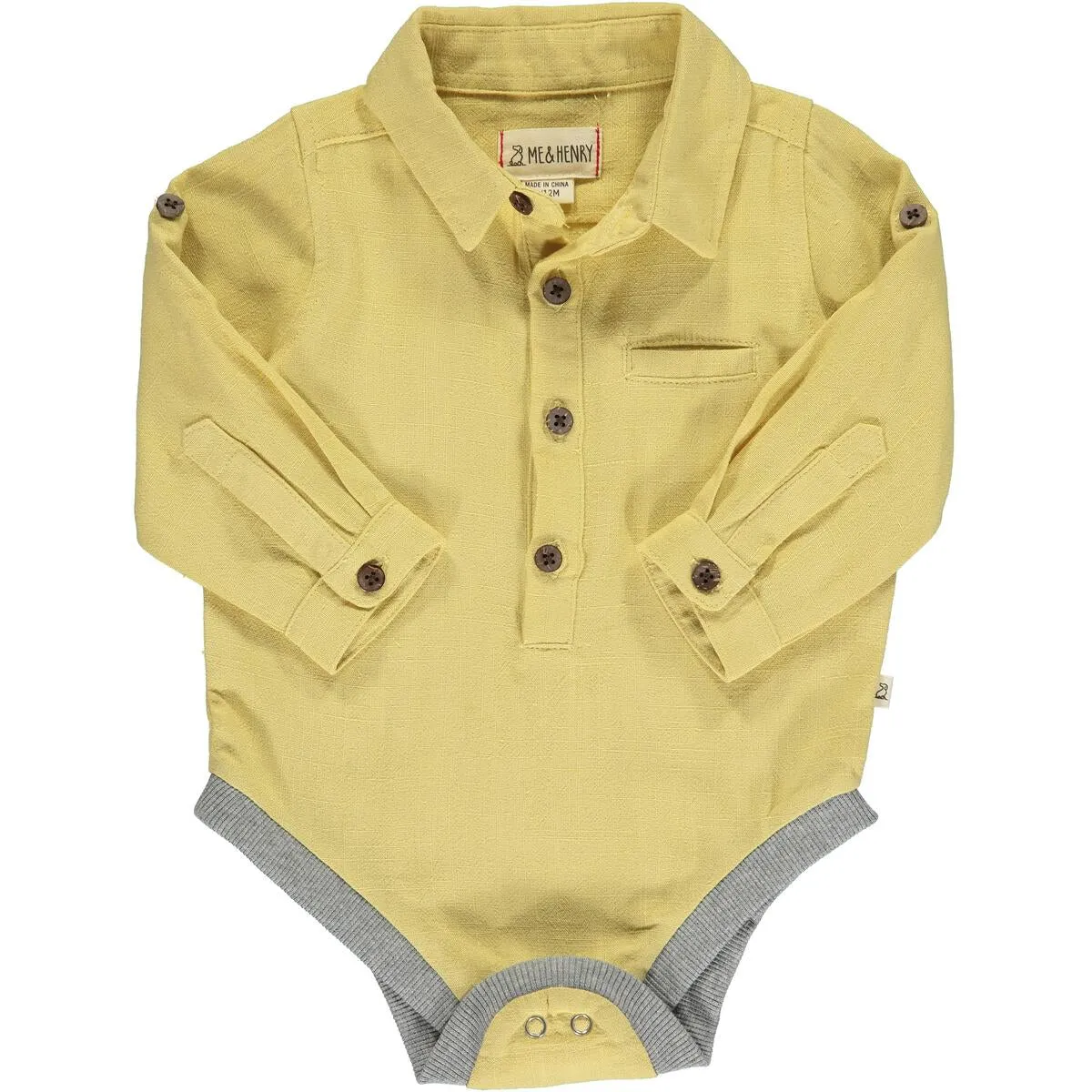 Gold Jasper Woven Bodysuit