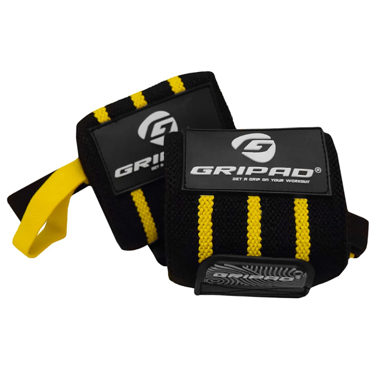 Gripad 12" x 3" Weight Lifting Support Wrist Wraps
