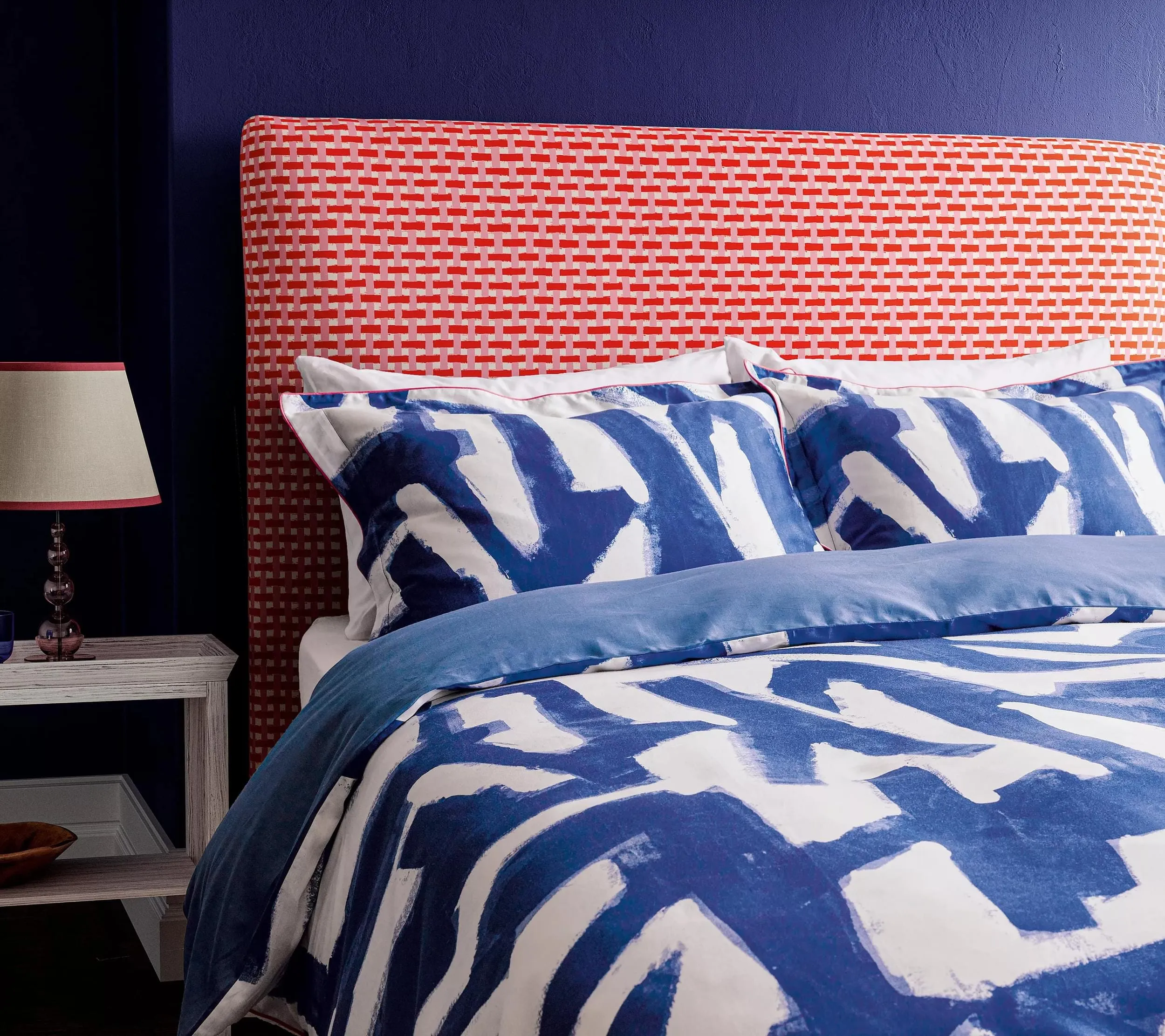 Harlequin x Sophie Robinson Thicket Cover Set Double size Lapis