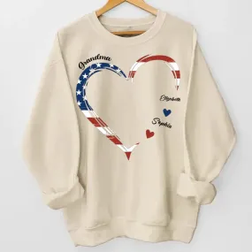 Home Is Where Your Grandma Is - Family Personalized Custom Sweatshirt 796311