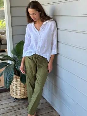 jessie pants - army cotton