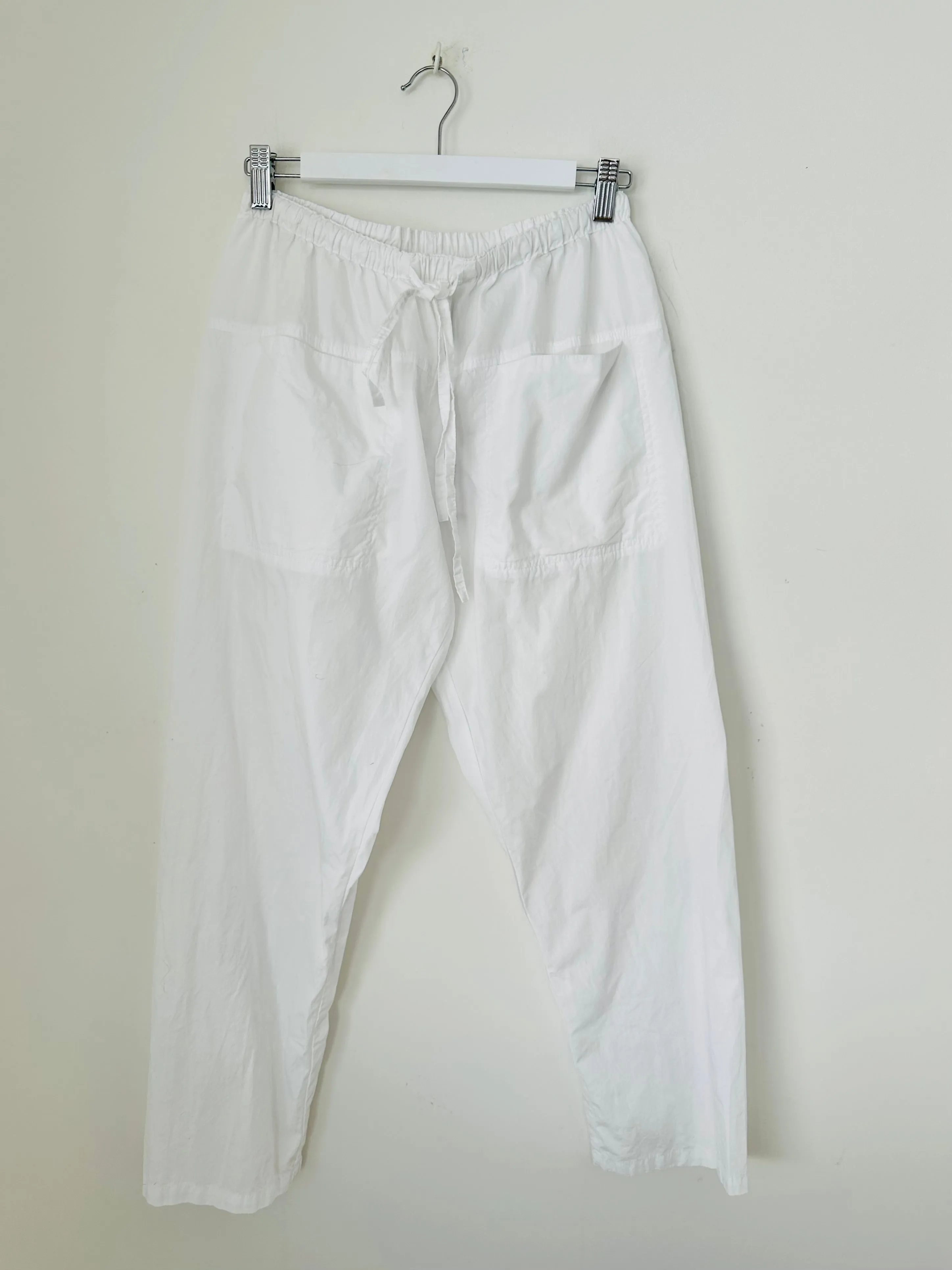 jessie pants - white cotton