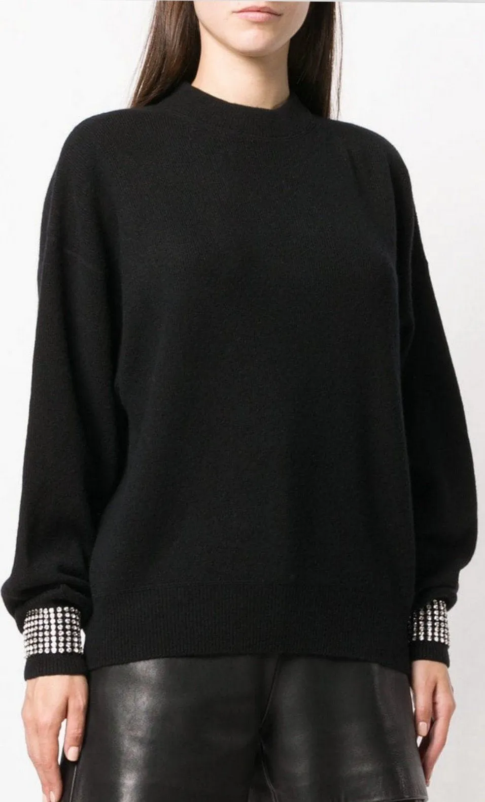 Jumper with Crystals, Black