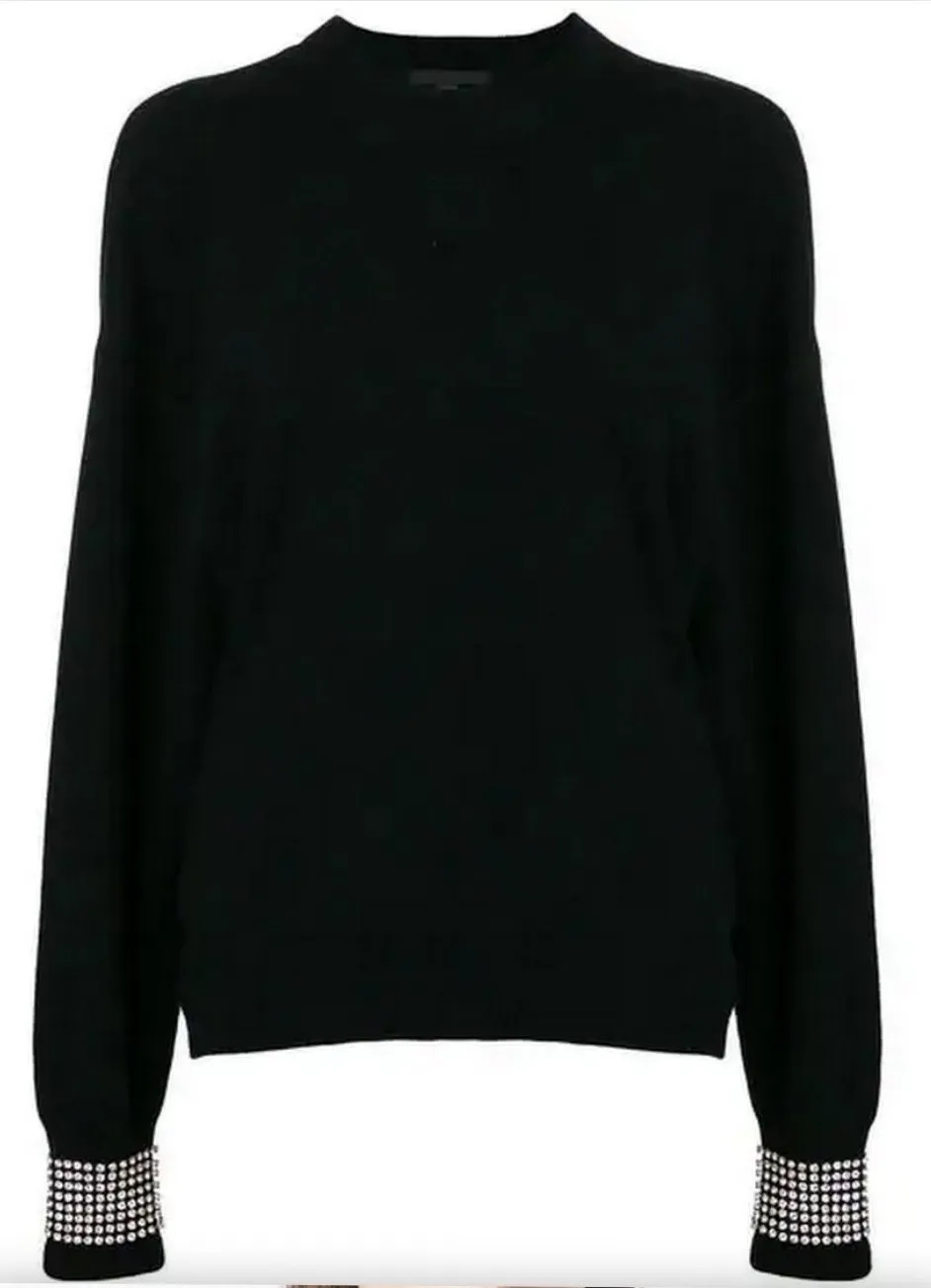 Jumper with Crystals, Black