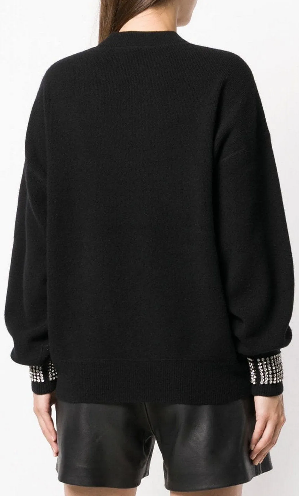 Jumper with Crystals, Black