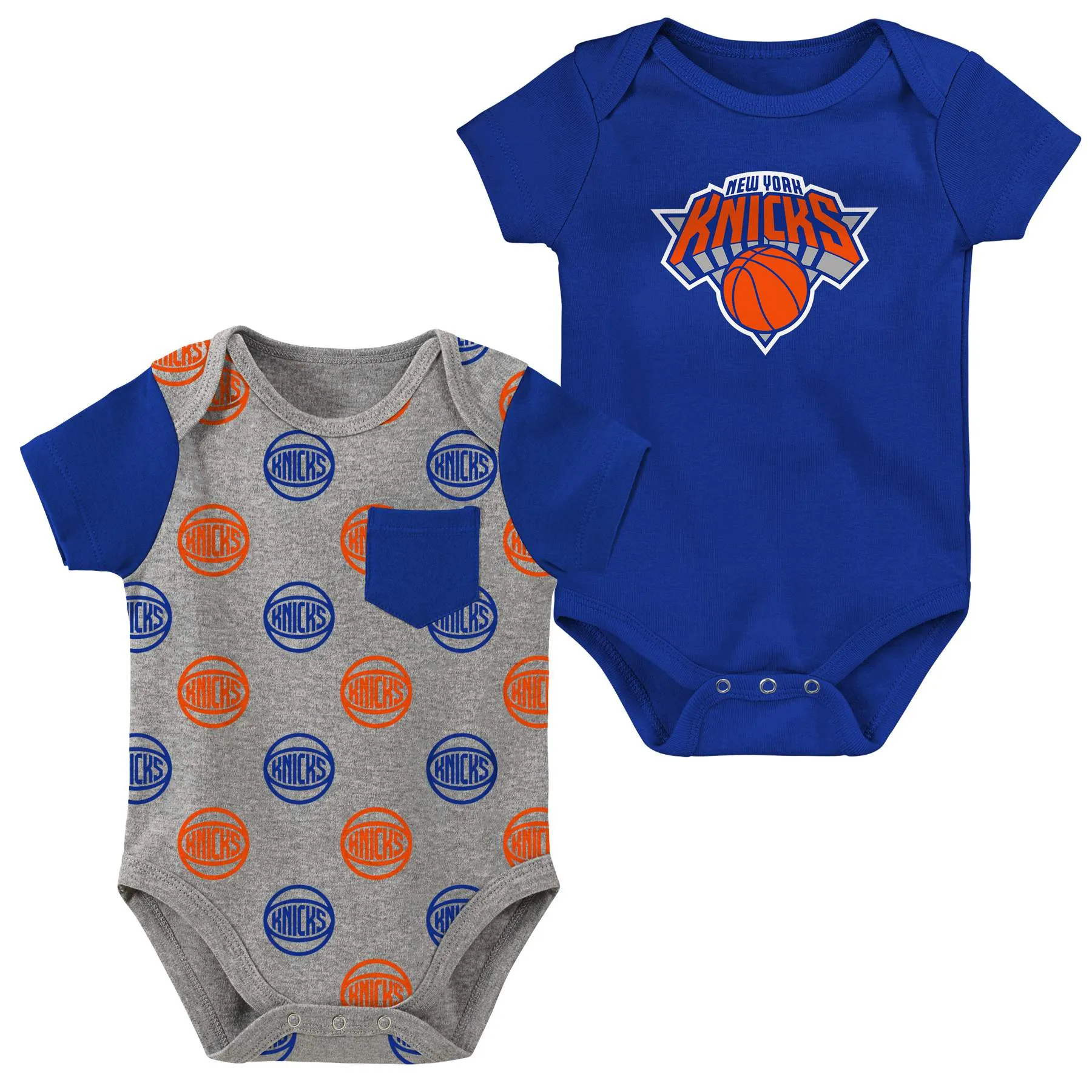 Knicks 2 Pack Creeper Set