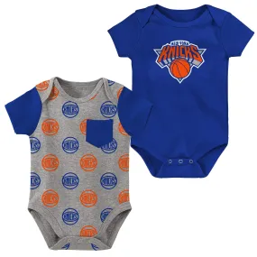 Knicks 2 Pack Creeper Set
