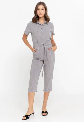 Krizia Tweed Collared Top Blouse and Pants 2 Piece Set Terno