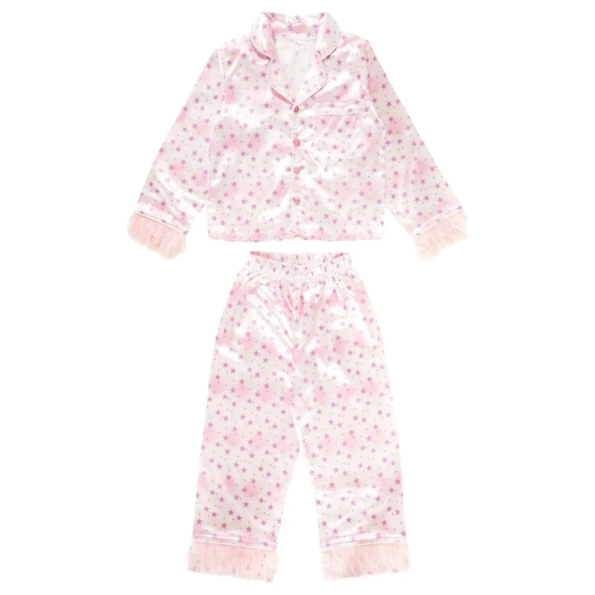 LILA FEATHER TWO PIECE SETS