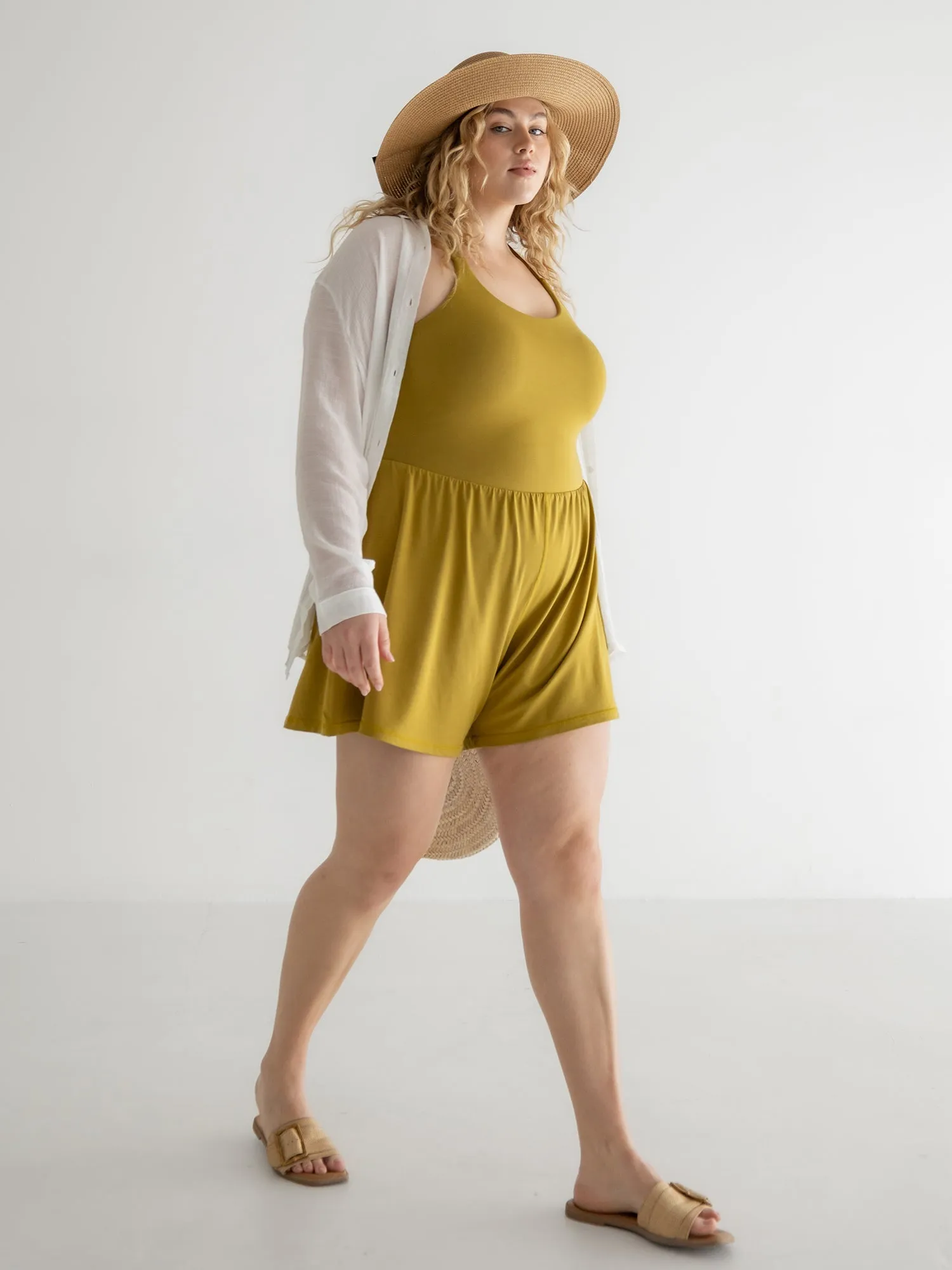 Lila Romper, Chartreuse