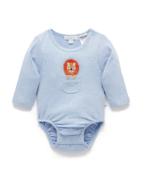 Lion Peekaboo Bodysuit