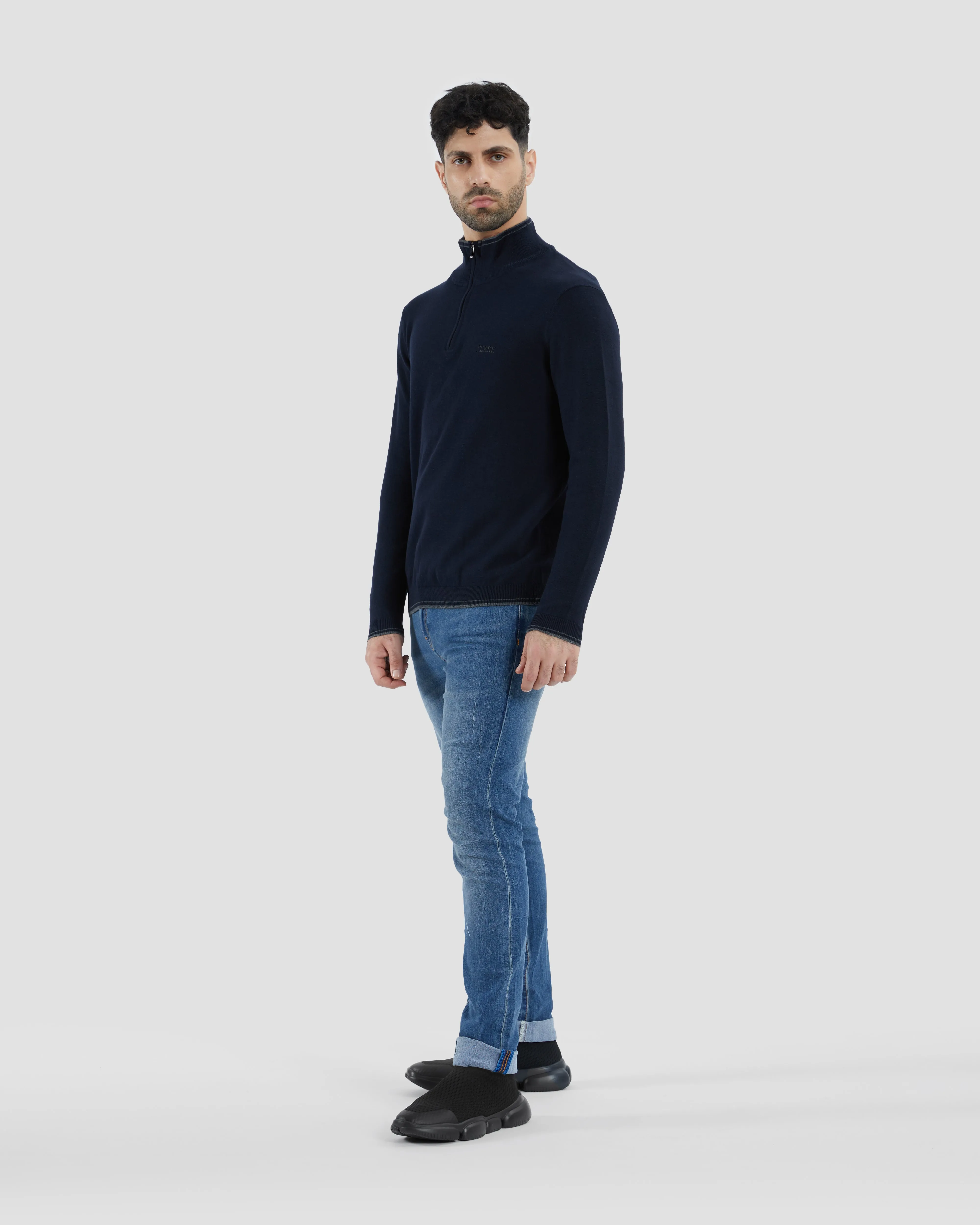 Logo Embroidered Sweater