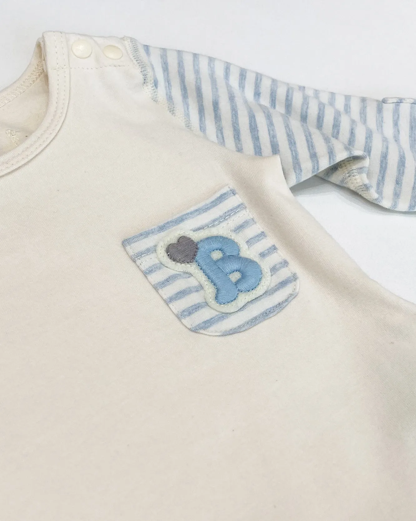 Long Sleeve Bodysuits Bundle (Pack of 2, Blue)