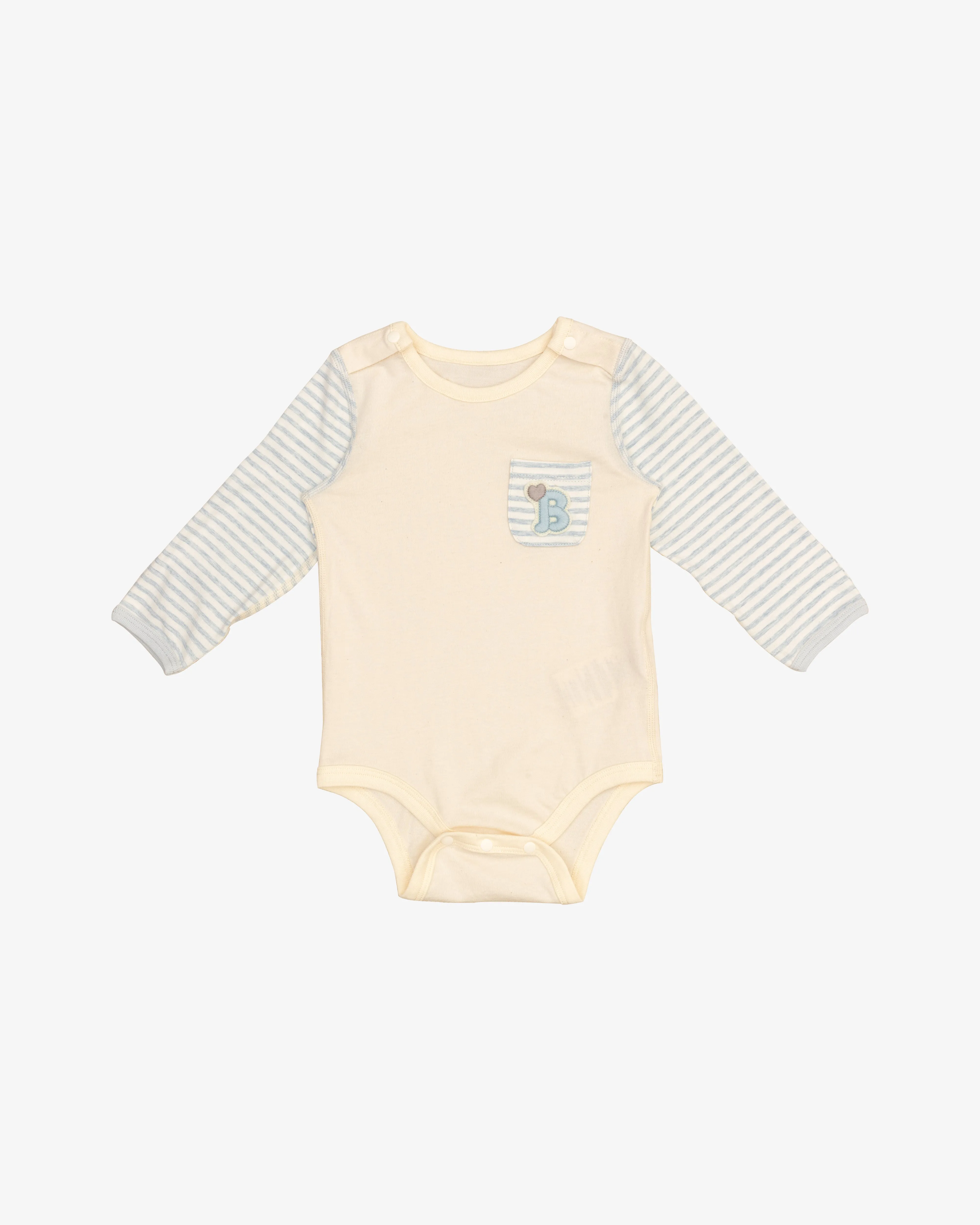 Long Sleeve Bodysuits Bundle (Pack of 2, Blue)