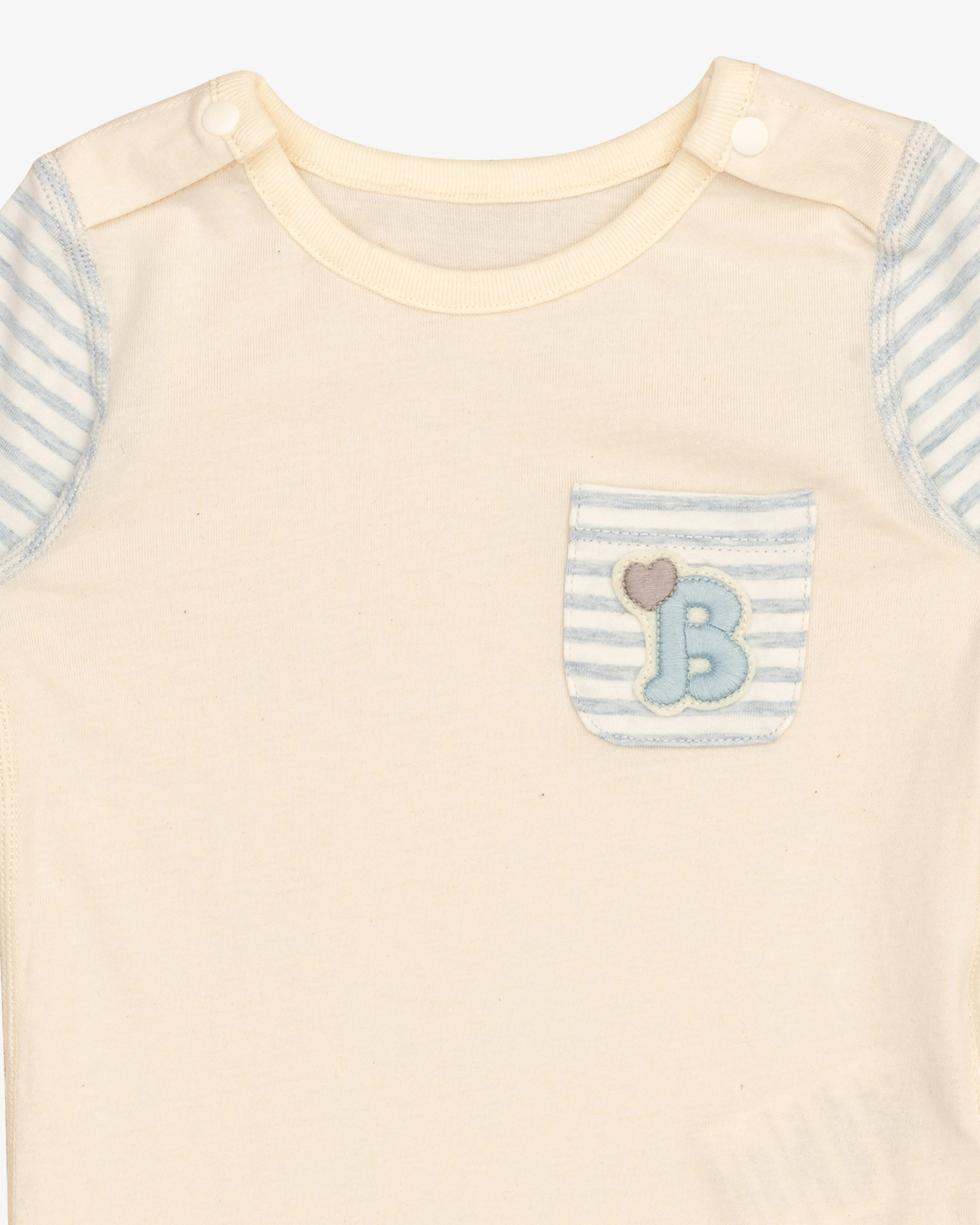 Long Sleeve Bodysuits Bundle (Pack of 2, Blue)