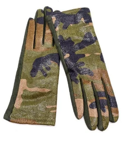 Loowie Camouflage Touch Screen Gloves, Available in 2 Colors