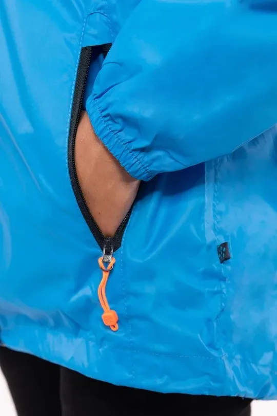 Mac in a Sac Kids Waterproof Breathable Windproof Packable Origin Jacket-OCEAN BLUE