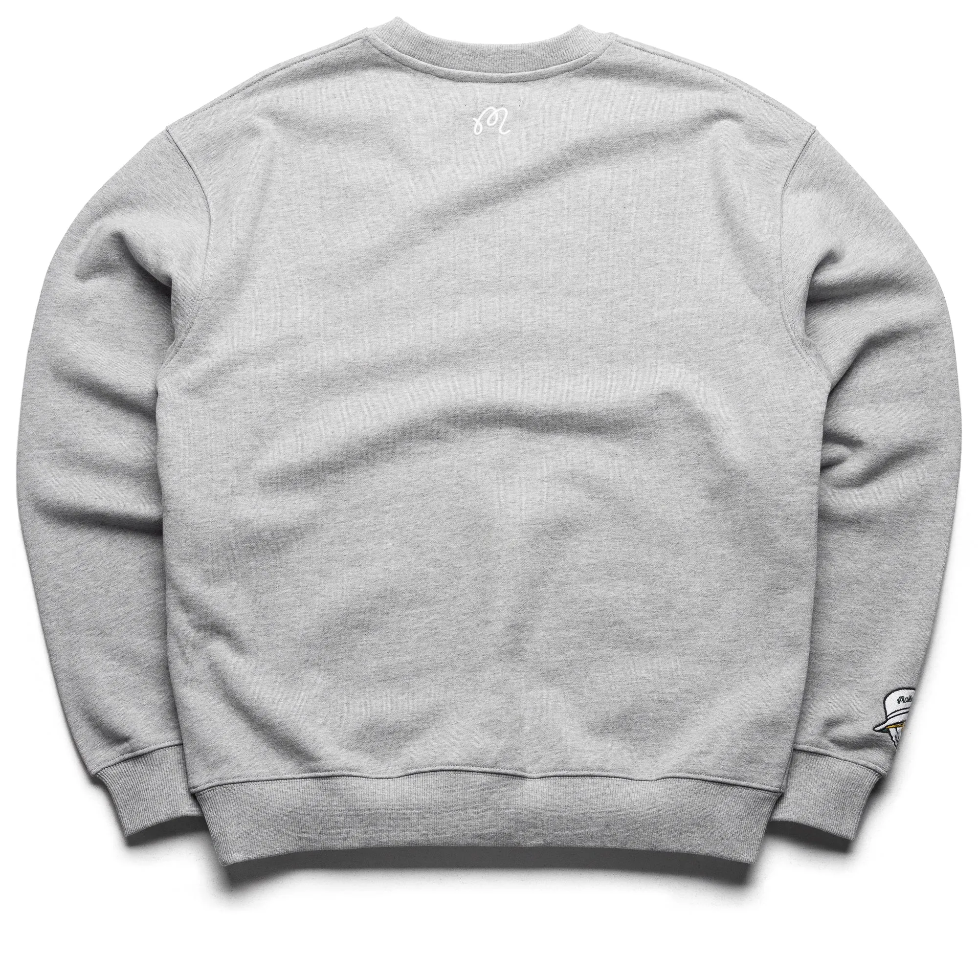 Malbon Golf Crewneck - Heather Grey