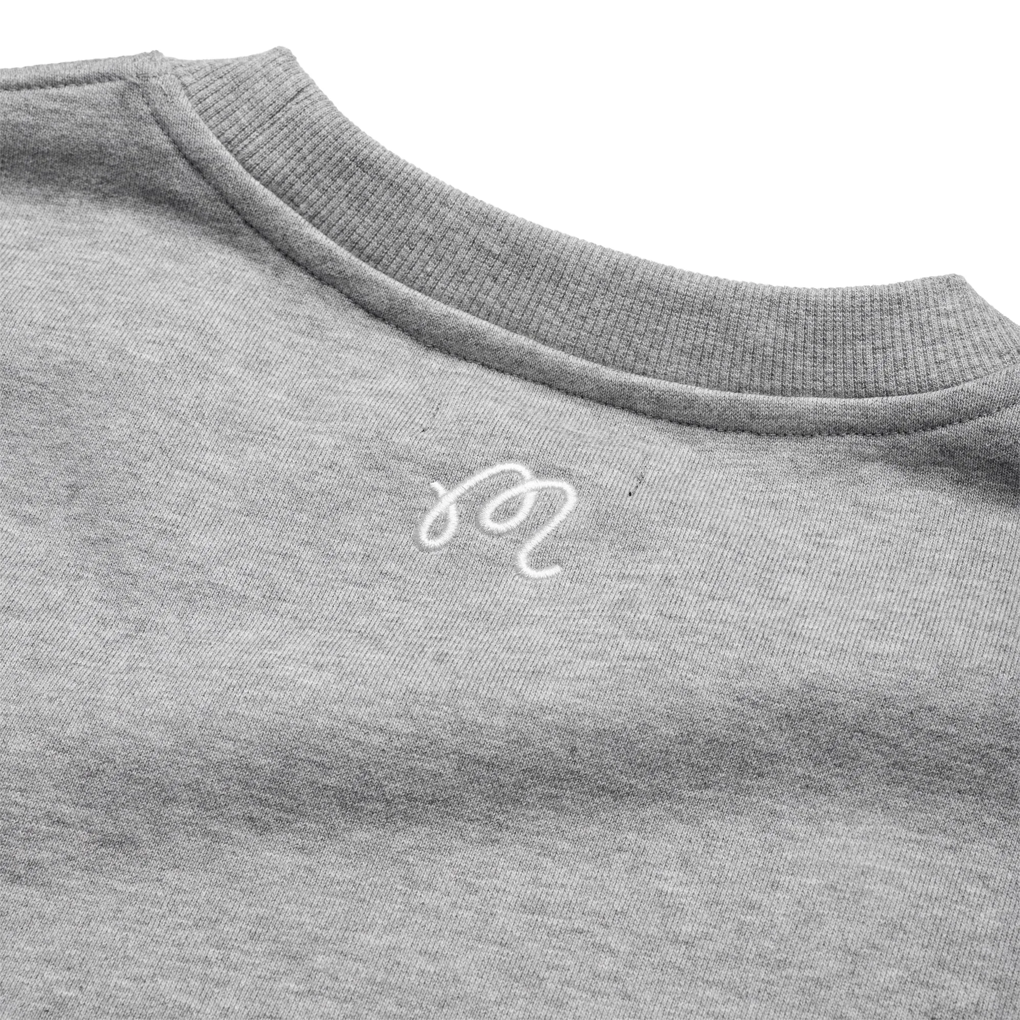 Malbon Golf Crewneck - Heather Grey