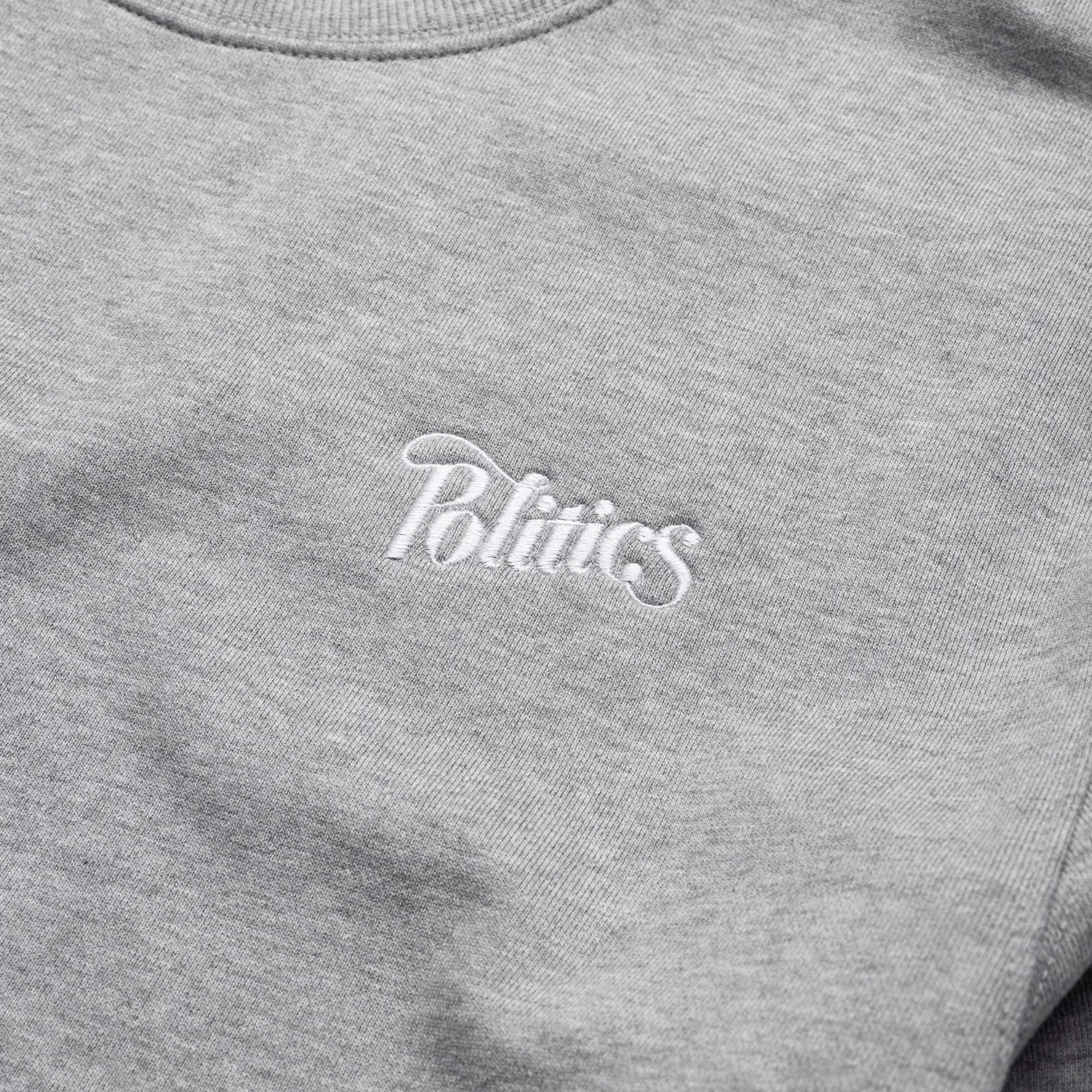 Malbon Golf Crewneck - Heather Grey