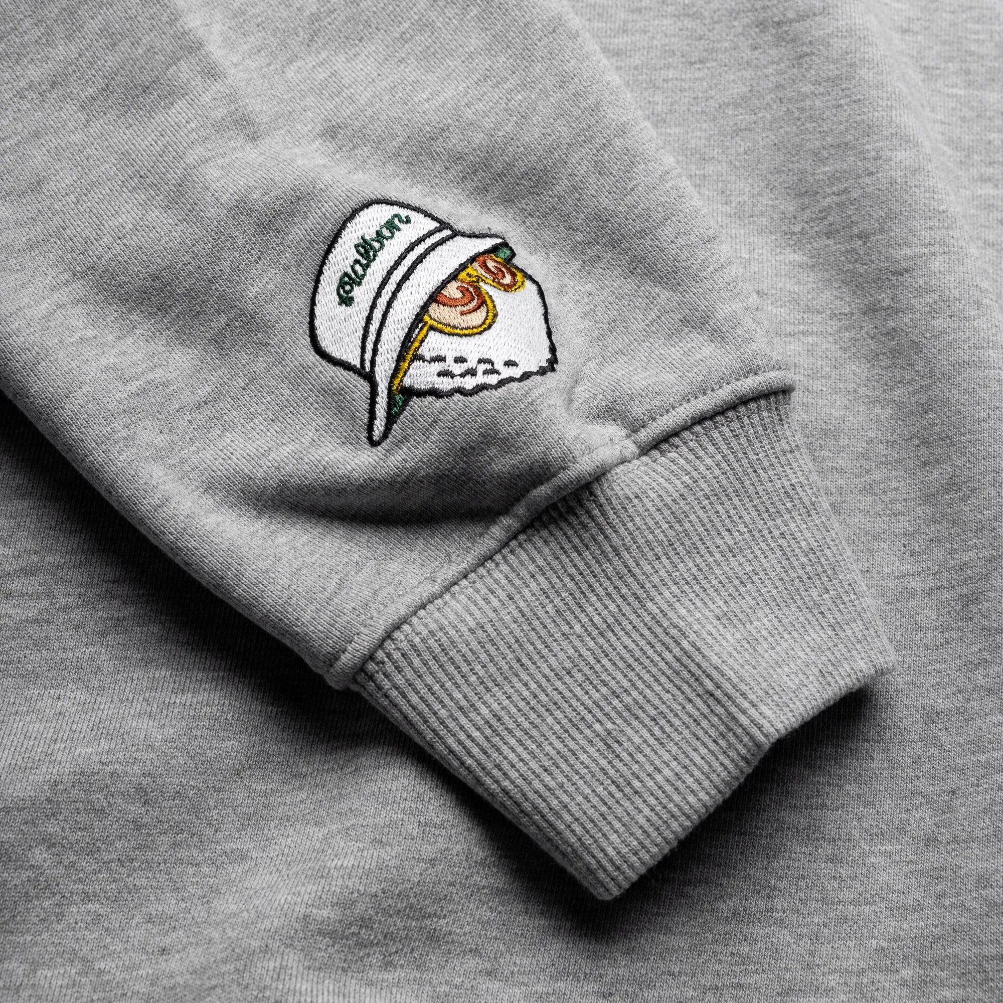 Malbon Golf Crewneck - Heather Grey