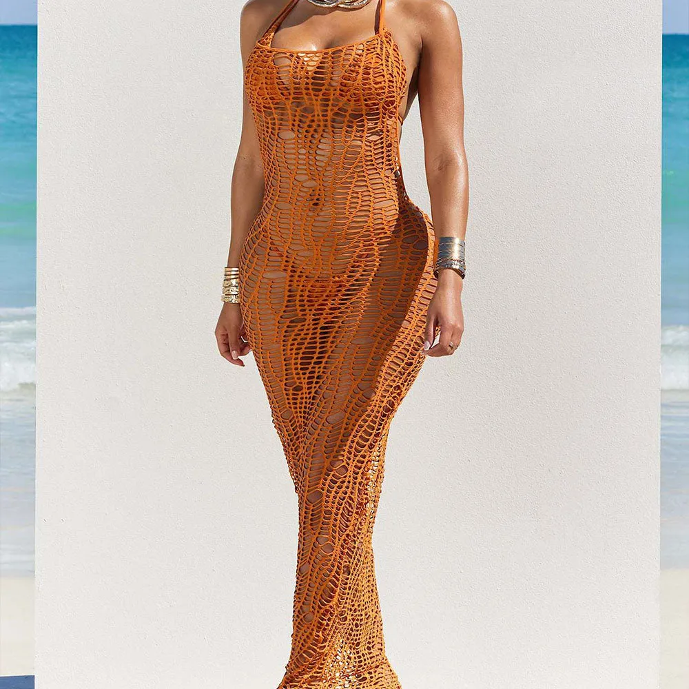 MB FASHION SEXY BIKINI AND HOLLOW BACK COVER UP DRESS 0664LY