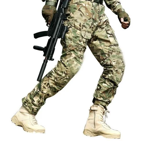 Military Hunting Clothes Multicam Army Combat Shirt Hunter Pants Tactical Black Cargo Pants Ghillie Suit Top Hunting Clothing