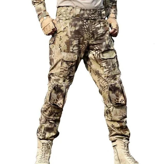 Military Hunting Clothes Multicam Army Combat Shirt Hunter Pants Tactical Black Cargo Pants Ghillie Suit Top Hunting Clothing