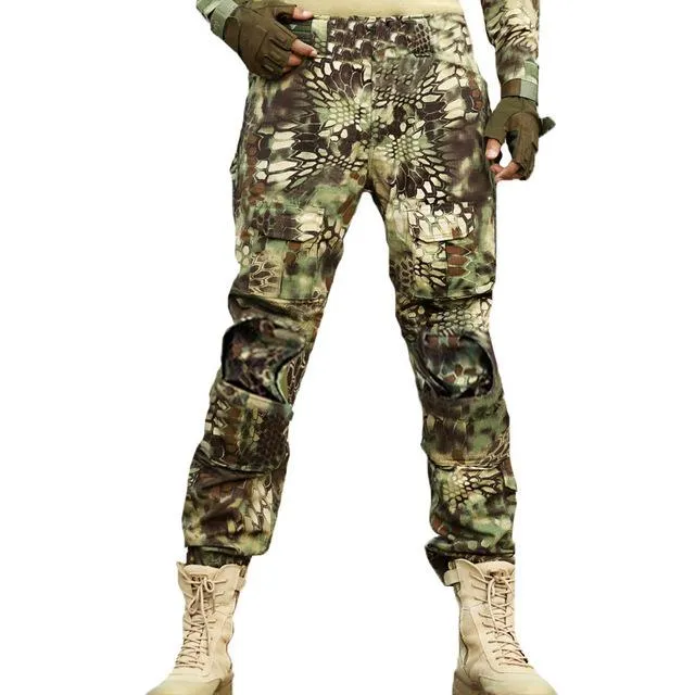 Military Hunting Clothes Multicam Army Combat Shirt Hunter Pants Tactical Black Cargo Pants Ghillie Suit Top Hunting Clothing