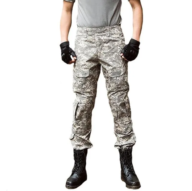 Military Hunting Clothes Multicam Army Combat Shirt Hunter Pants Tactical Black Cargo Pants Ghillie Suit Top Hunting Clothing
