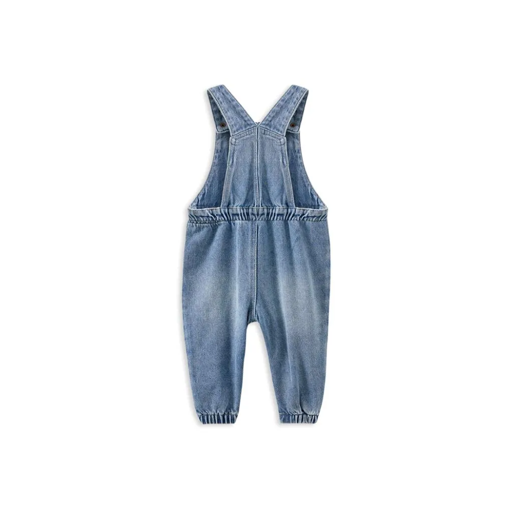 Milky Baby Light Wash Denim Overalls