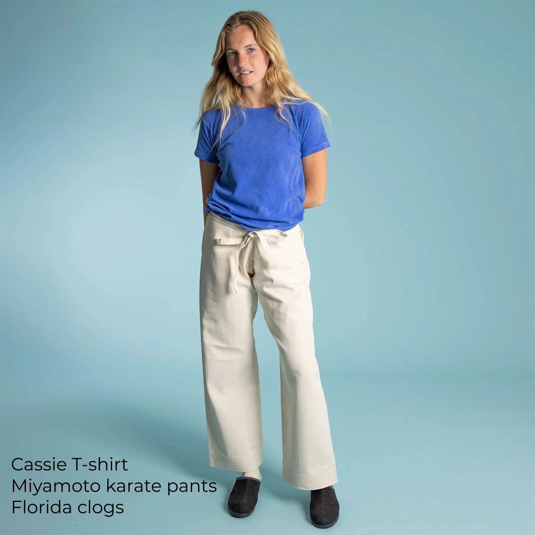MIYAMOTO 100% Organic Cotton Ninja Karate Gi Pants (Martial Arts Pants: Kung Fu, Judo, Jiujitsu) (Unisex)