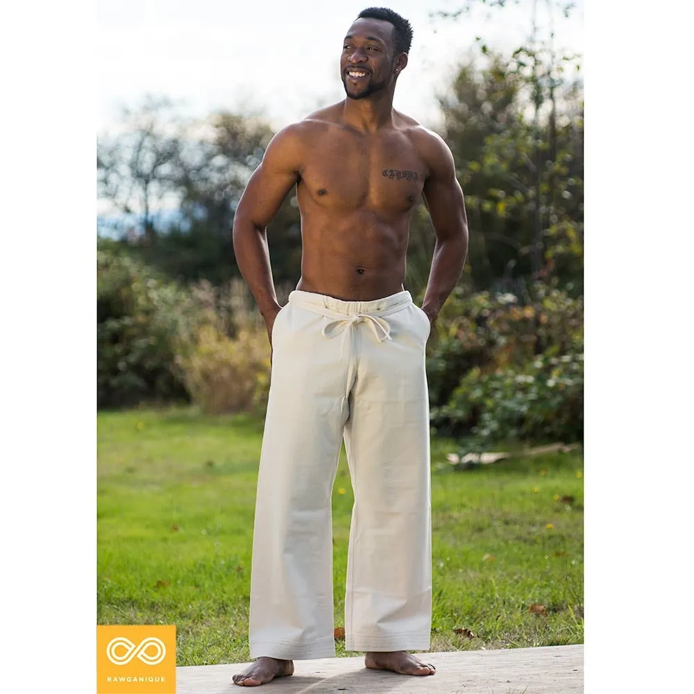 MIYAMOTO 100% Organic Cotton Ninja Karate Gi Pants (Martial Arts Pants: Kung Fu, Judo, Jiujitsu) (Unisex)