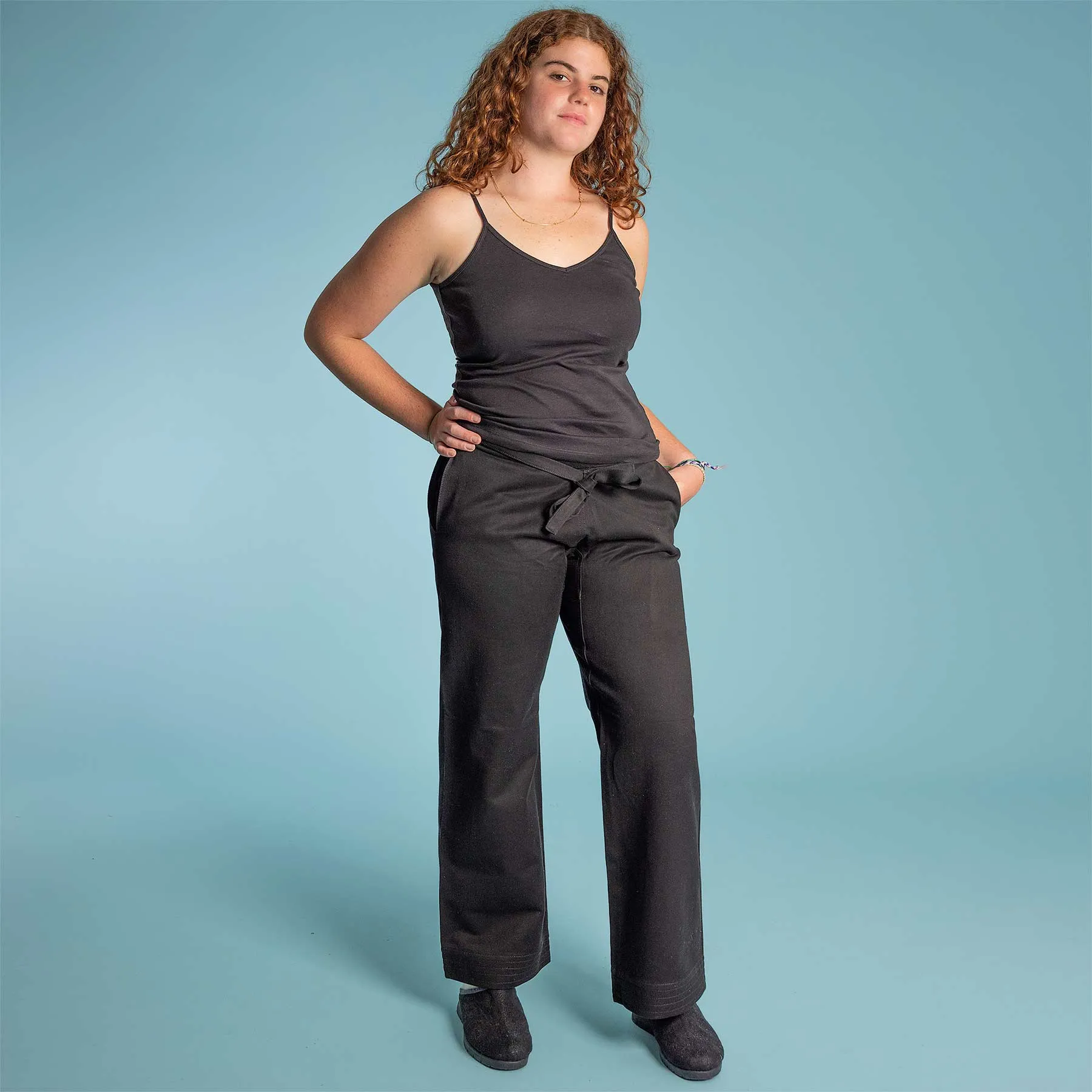 MIYAMOTO 100% Organic Cotton Ninja Karate Gi Pants (Martial Arts Pants: Kung Fu, Judo, Jiujitsu) (Unisex)
